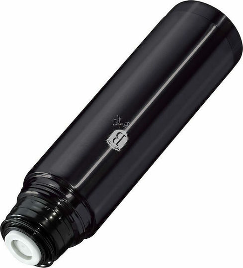 Berlinger Haus Flask Metallic Μπουκάλι Θερμός Ανοξείδωτο 1lt Μαύρο με Καπάκι-Κύπελλο