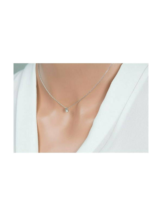 Paraxenies Women's Silver Necklace STER1105
