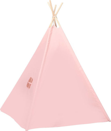 vidaXL Teepee Zelt Peach Skin mit Rosa Sack