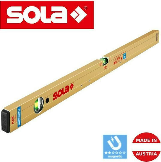 Sola AZM Spirit Level Aluminum Magnetic 50cm with 2 Eyes