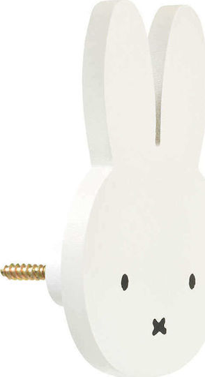 Miffy Wooden Kids Wall Hanger 9cm