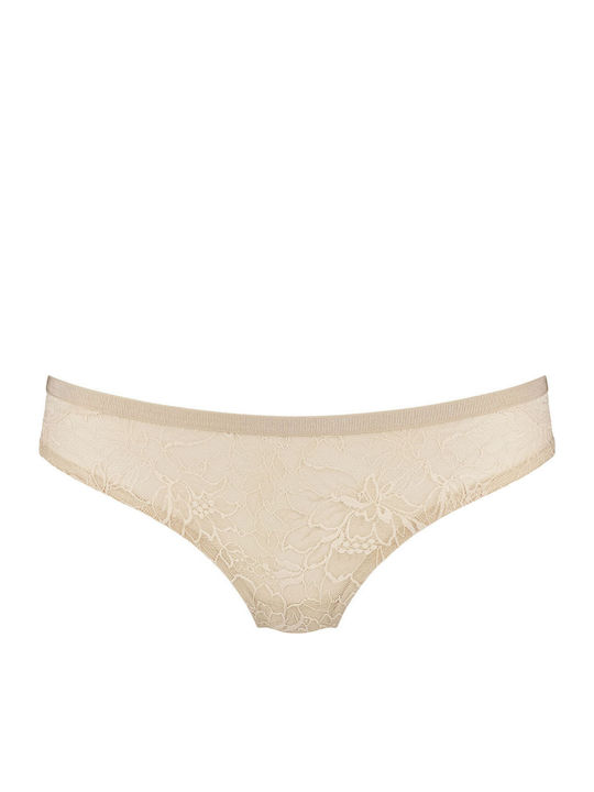 Amourette Charm Γυναικείο Brazil με Δαντέλα Μπεζ