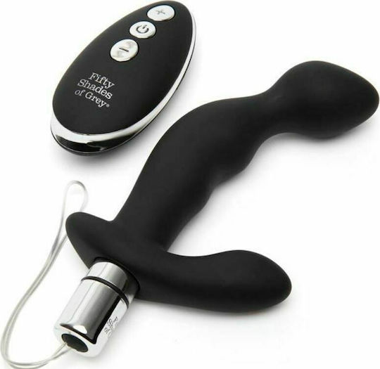 Fifty Shades of Grey Vibrator Anal cu Funcție Wireless Negru