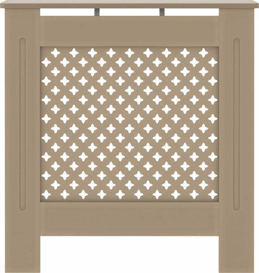 vidaXL MDF Heizkörperabdeckung Braun 78x19x81.5cm