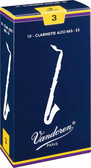 Vandoren Alto Clarinet Reed No 1 1/2 Quantity Reed for Clarinet