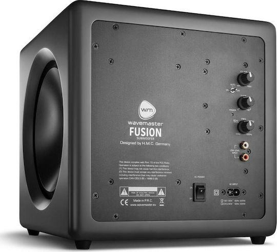 Wavemaster Fusion 66400 Aktiv Subwoofer mit Lautsprecher 8" 125W Gray