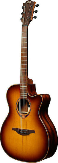 Lag Ηλεκτροακουστική Κιθάρα T118ACE Cutaway Brown / Sunburst