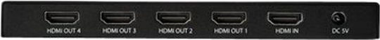StarTech 4K 4-Port Video/Audio HDMI Splitter ST124HD202