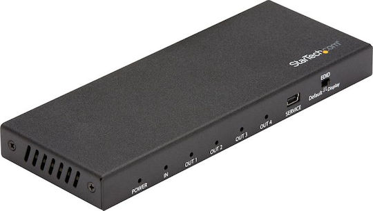 StarTech 4K 4-Port Video/Audio HDMI Splitter ST124HD202