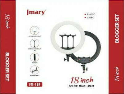 Ring Light Jmary FM-18R 45.7cm με Βάση για Κινητό