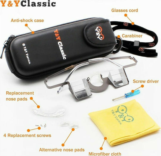 YY Vertical Classic Steel Grey Очила Призма Белей