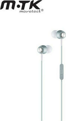 Moveteck Stereo C2952 In-ear Handsfree with 3.5mm Connector Gray