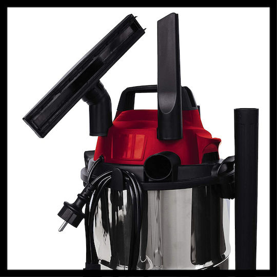 Einhell Tcvc 1815 S Vacuum Wet / Dry 1250W with Stainless Bin 15lt
