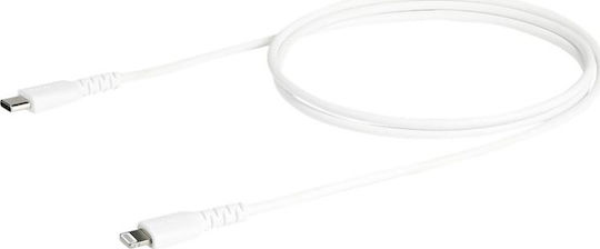 StarTech USB 2.0 Cable USB-C male - Lightning Λευκό 1m (RUSBCLTMM1MW)