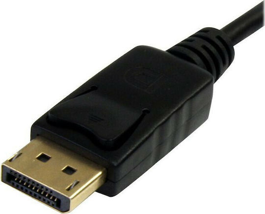 StarTech Cable mini DisplayPort male - DisplayPort male 3m Μαύρο (MDP2DPMM3M)