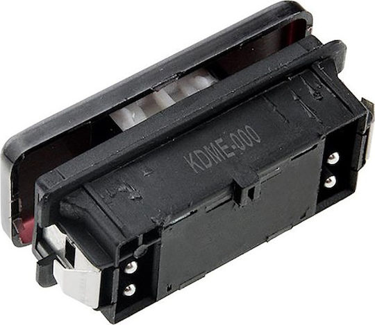 NTY Warnblinkschalter Auto für BMW Serie 3 / Serie 5 4pin Schwarz