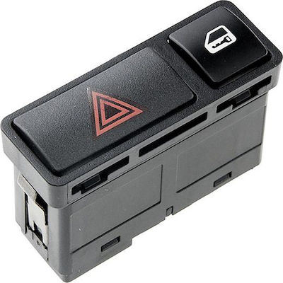 NTY Car Hazard Lights Switch for BMW E46 6pin Black /AJ