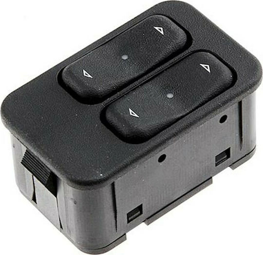 NTY Car Window Switch for Opel Astra / Zafira 6pin Black