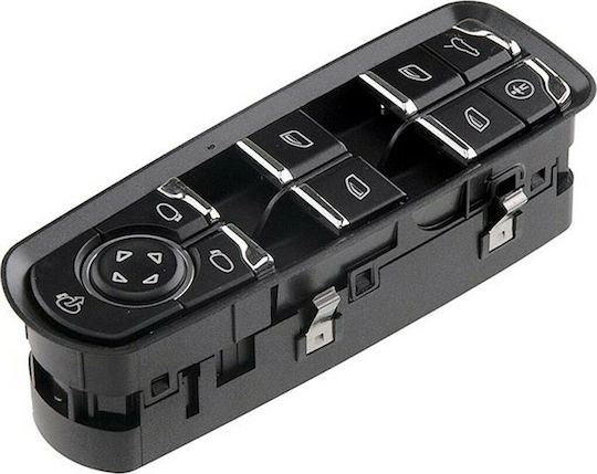 NTY Comutator geamuri auto pentru Porsche Ardei iute / Macan 2010 11pin Negru