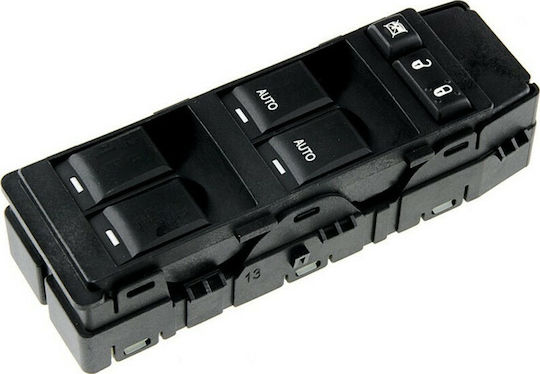 NTY Fensterheberschalter Auto für Chrysler Sebring Jeep Großer Cherokee 14pin Schwarz