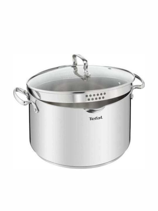 Tefal Duetto+ Βαθιά Ανοξείδωτη Κατσαρόλα 28cm