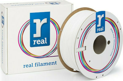 Real Filament PETG 3D-Drucker Filament 1.75mm Weiß 3kg