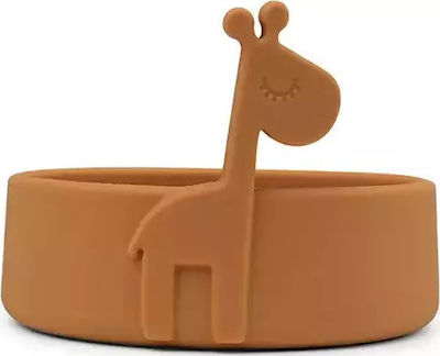 Done by Deer Baby Food Bowl Raffi made of Silicone Mustard