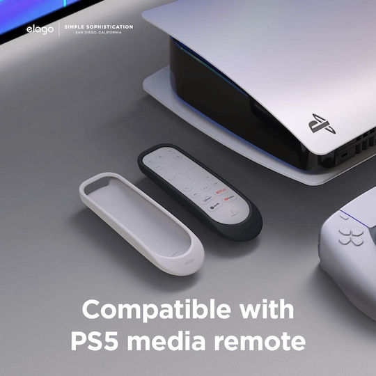 Elago PlayStation 5 Media Remote Control Case Media Remote for PS5 in White color