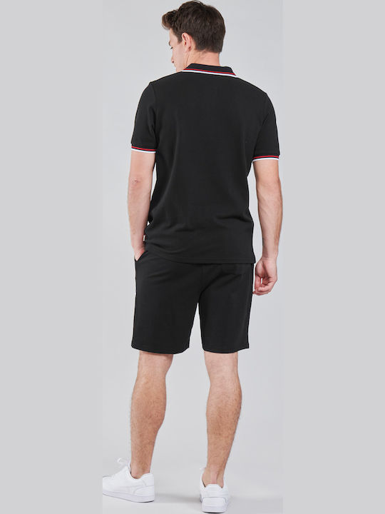 Lonsdale Lion Polo T-shirt Black