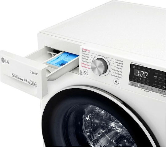 LG Washer Dryer 9kg/5kg Steam 1600 Rounds with Wi-Fi
