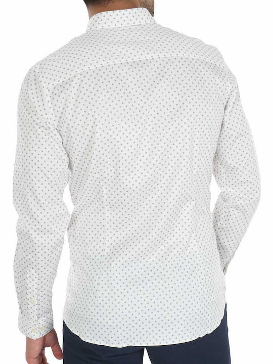 Jack & Jones Men's Shirt Long Sleeve White