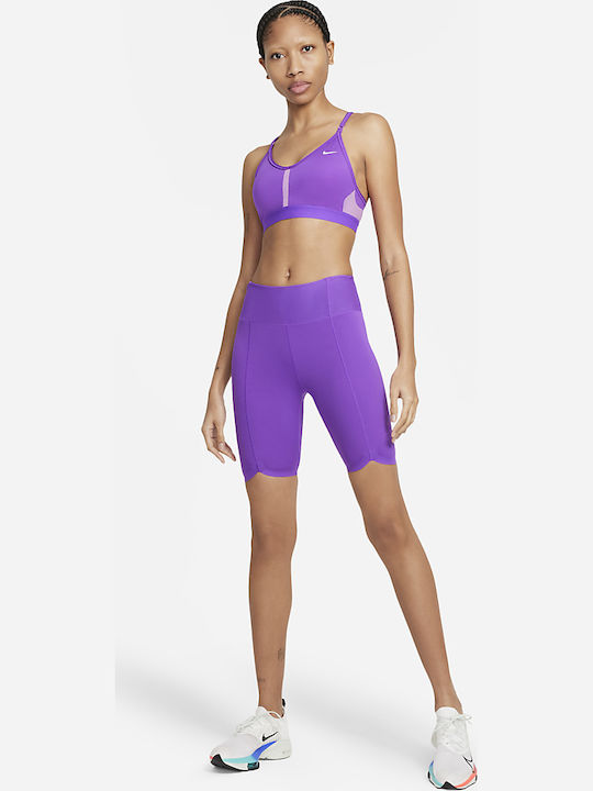 Dri-Fit One Luxe 7' Training Women's Leggings Shorts High Waist Purple