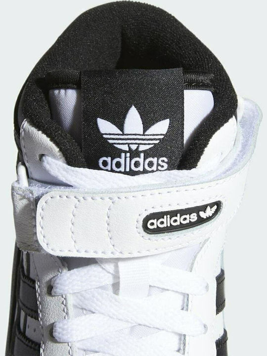 Forum Mid J Kids Sneakers High with Scratch Cloud White / Core Black