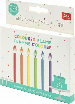 Legami Milano Birthday Candle Regular Multicolored 12pcs FLC0001