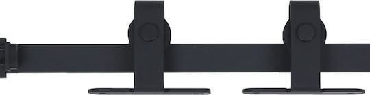vidaXL Door Return Mechanism for Doors up to 122cm and 20kg Black