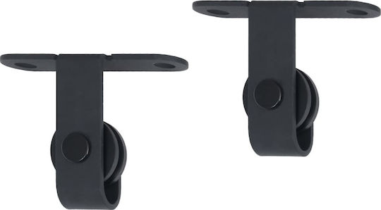 vidaXL Door Return Mechanism for Doors up to 152cm and 20kg Black
