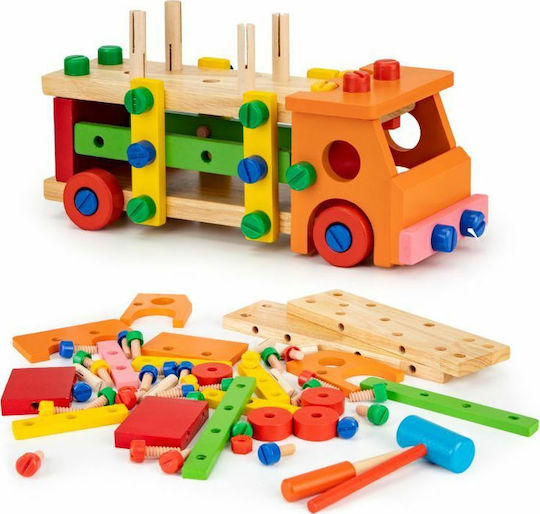 Ecotoys Превозно средство Wooden Constructor от дърво за 36++ месеца