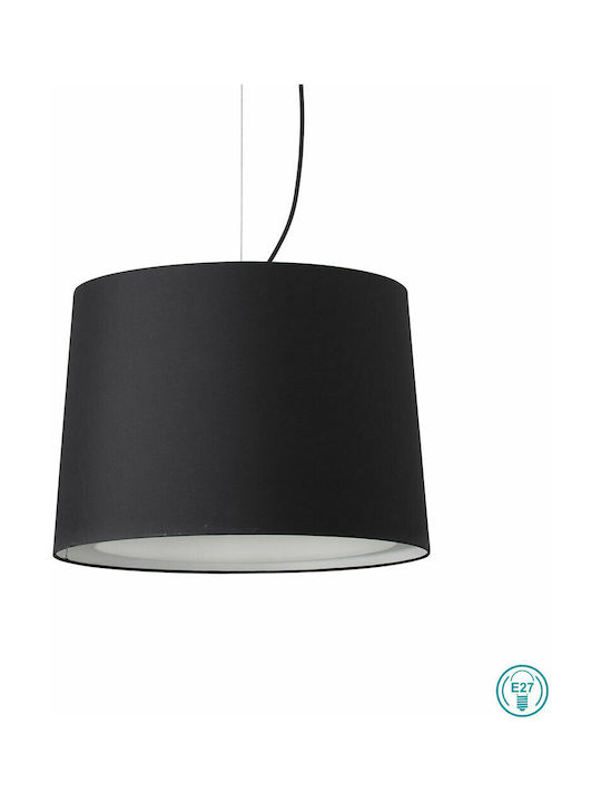 Faro Barcelona Conga Pendant Light Single-Light Bell for Socket E27 Black