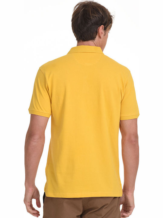 Splendid Herren Kurzarmshirt Polo Gelb