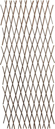 Klappbare Ranken für den Garten aus Holz mit Rhombus-Rasterdesign in Braun Farbe 120x180cm 5 Stück