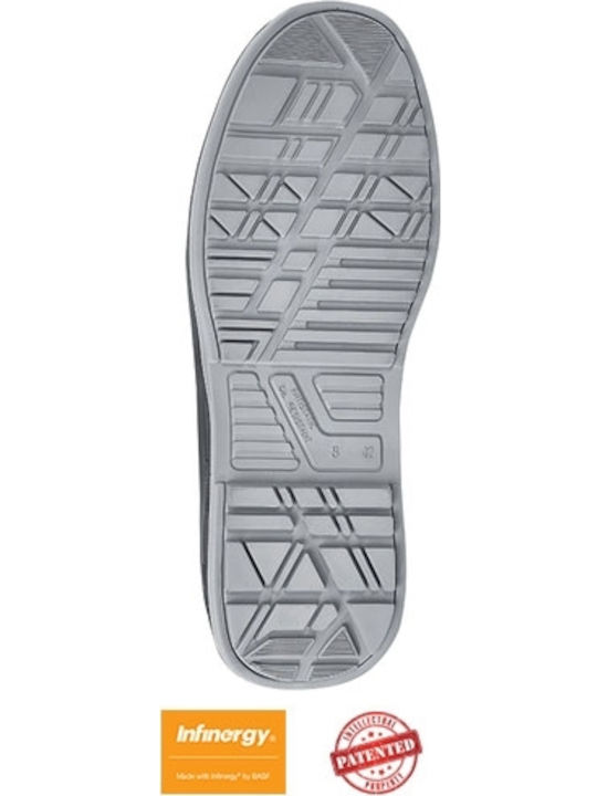 Upower Hard Stiefel Sicherheit Schwarz S3 mit Zertifizierung CI, ESD ,SRC