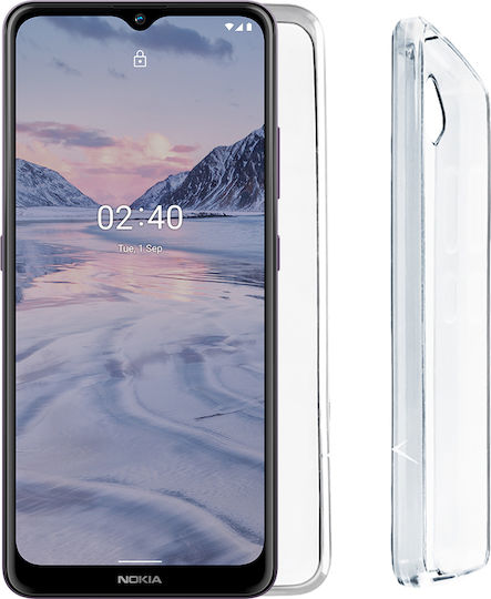 Volte-Tel Slimcolor Air Back Cover Silicone Transparent (Nokia 2.4)