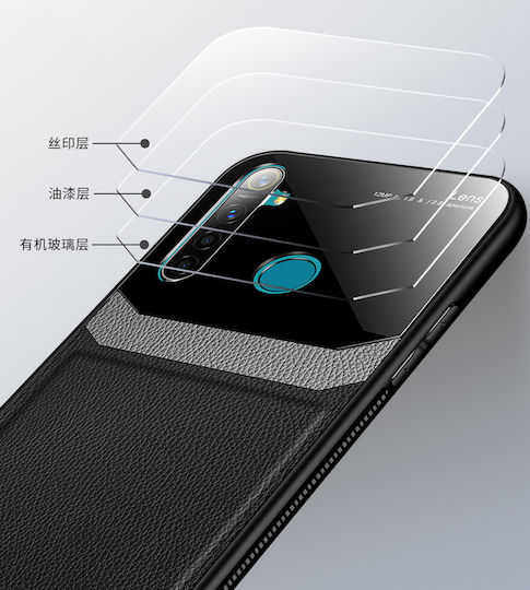 Bodycell Plexiglass Umschlag Rückseite Kunststoff Schwarz (Redmi Note 8T)