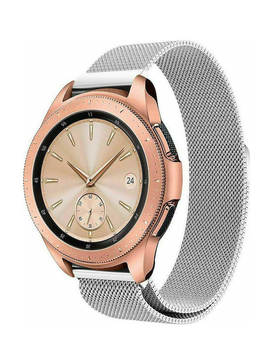Tech Protect Milanese Curea Oțel inoxidabil Gri (Galaxy Watch 42mm - Ceas Galaxy 42mm)