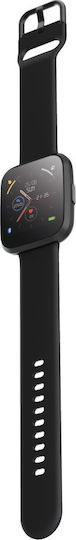 Forever Forevigo 2 SW-310 Smartwatch με Παλμογράφο (Μαύρο)