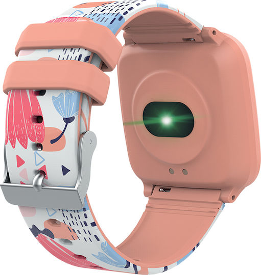 Forever JW-100 Smartwatch με Παλμογράφο (Πορτοκαλί)
