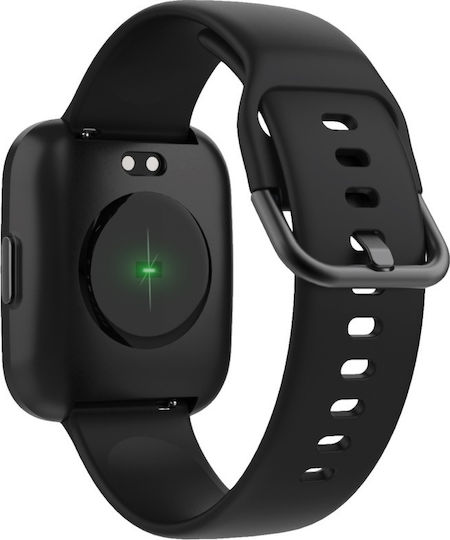 Forever Forevigo 2 SW-310 Smartwatch με Παλμογράφο (Μαύρο)