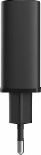 Trust Charger Without Cable with USB-C Port 18W Power Delivery Blacks (Qmax Ultra-Fast)