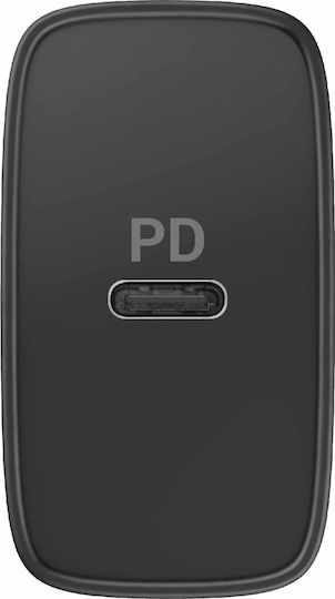 Trust Charger Without Cable with USB-C Port 18W Power Delivery Blacks (Qmax Ultra-Fast)