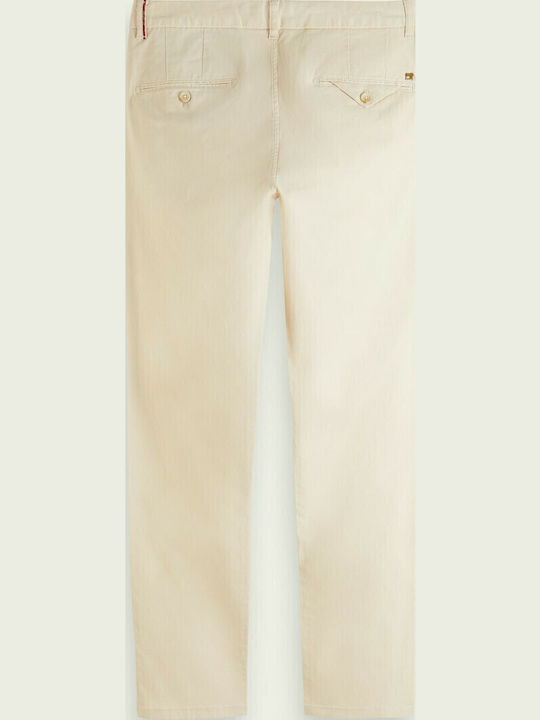 Mott Παντελόνι Chino Ελαστικό σε Slim Εφαρμογή Μπεζ